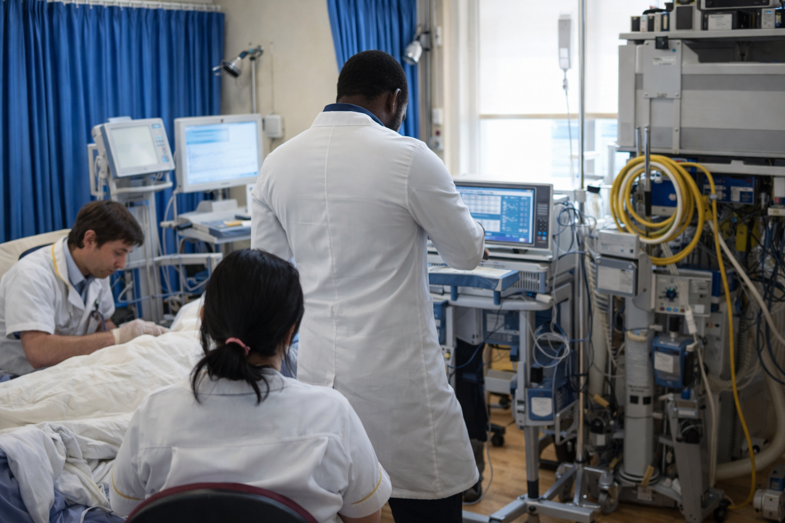 Medical team conducting allergy clinical research in hospital setting London Allergy and Immunology Centre